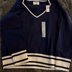 NWT Old Navy Deep Blue V-Neck Sweater